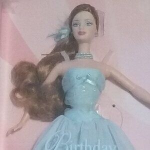 Birthday Wishes Barbie Pastel Blue